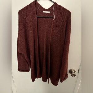 Pink Clover Brown Open Cardigan XL